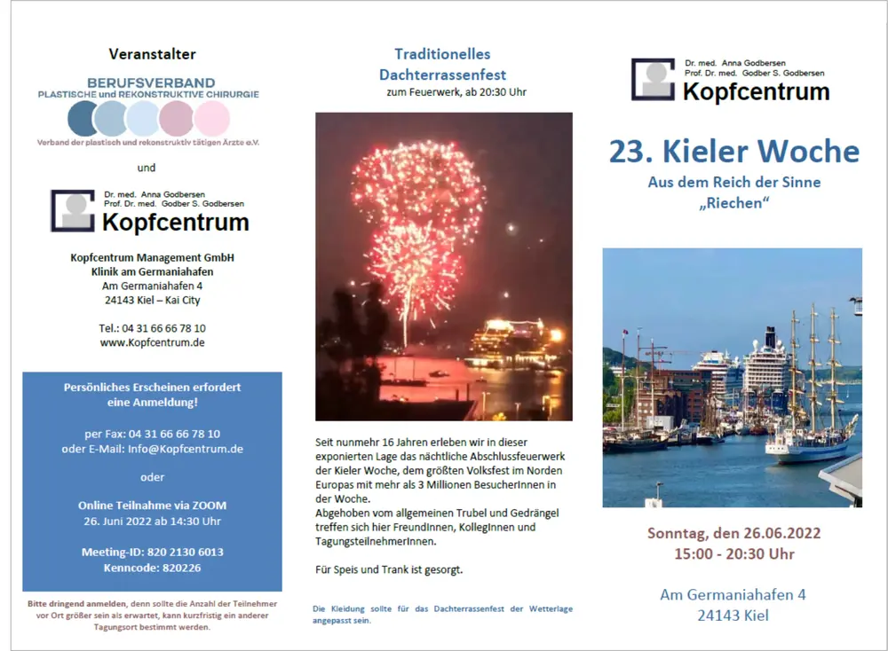 Flyer 23. Kieler Woche 2022, Seite 1 (öffnet das PDF)